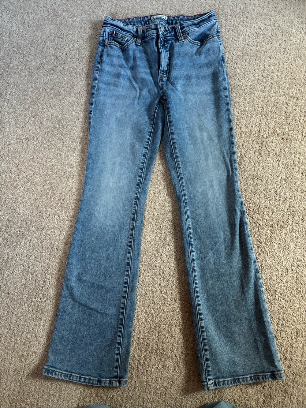 Tommy Hilfiger Women's Blue Boot Cut Jeans